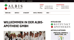 Desktop Screenshot of albisapotheke.ch